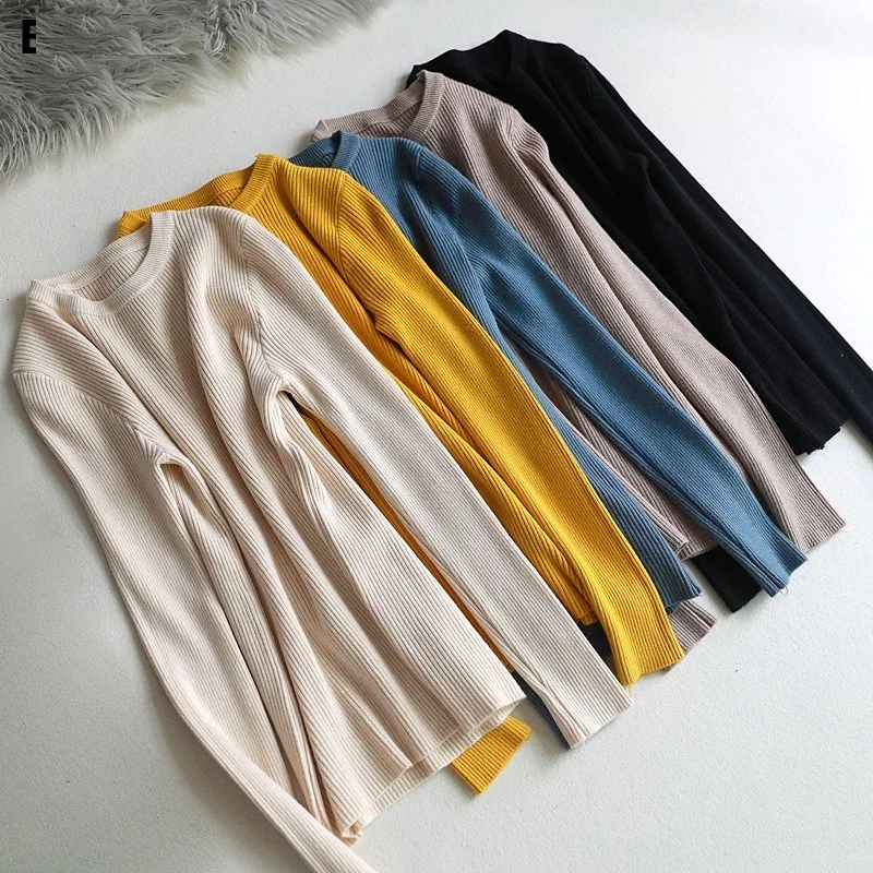 

Hot Sale Winter clothes Knitted woman sweaters Pullovers spring Autumn Basic women's jumper Slim women's sweater cheap pull