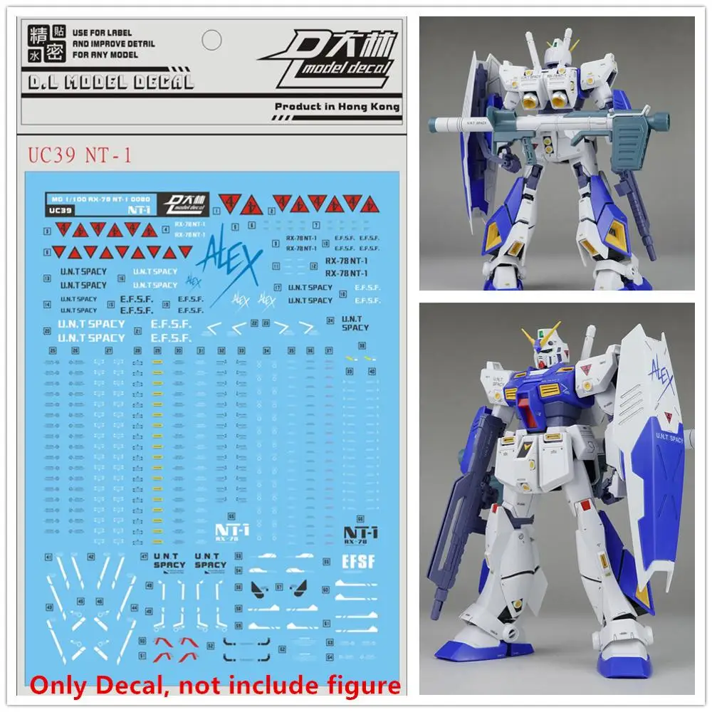 

D.L high quality Decal water paste For MG 1/100 RX-78 NT-1 2.0 DL152*