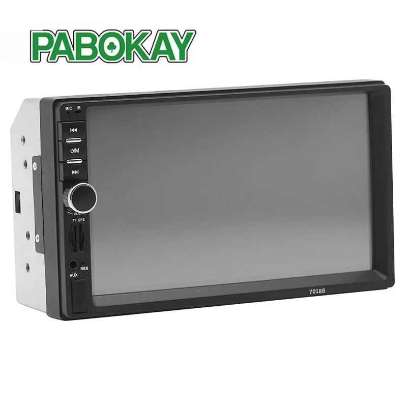 7018B двойной 2 Din Автомобильный видео плеер 7 дюймов сенсорный экран Экран