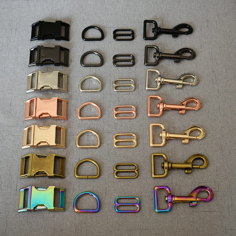 

10 комплектов 15 мм 20 мм 25 мм 32 мм, металлическая ручная сумка, ремешок, ремень, ошейник для собаки, цепочка, O Dee D кольцо, пряжка, застежка, сделай сам, сверхмощный 4S-BXK