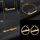 Новое модное индивидуальное ожерелье из нержавеющей стали для женщин и мужчин, Золотое персонализированное ожерелье с кулоном, Индивидуальные ювелирные изделия для подарка