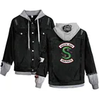 Куртка джинсовая South Side Serpents для мужчин и женщин, уличная одежда из денима, топ из денима в стиле хип-хоп, в стиле Харадзюку, весна