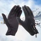 Мужские и женские новые зимние перчатки, спортивные ветрозащитные лыжные перчатки, теплые мотоциклетные перчатки для верховой езды, ветрозащитные мужские перчатки с закрытыми пальцами
