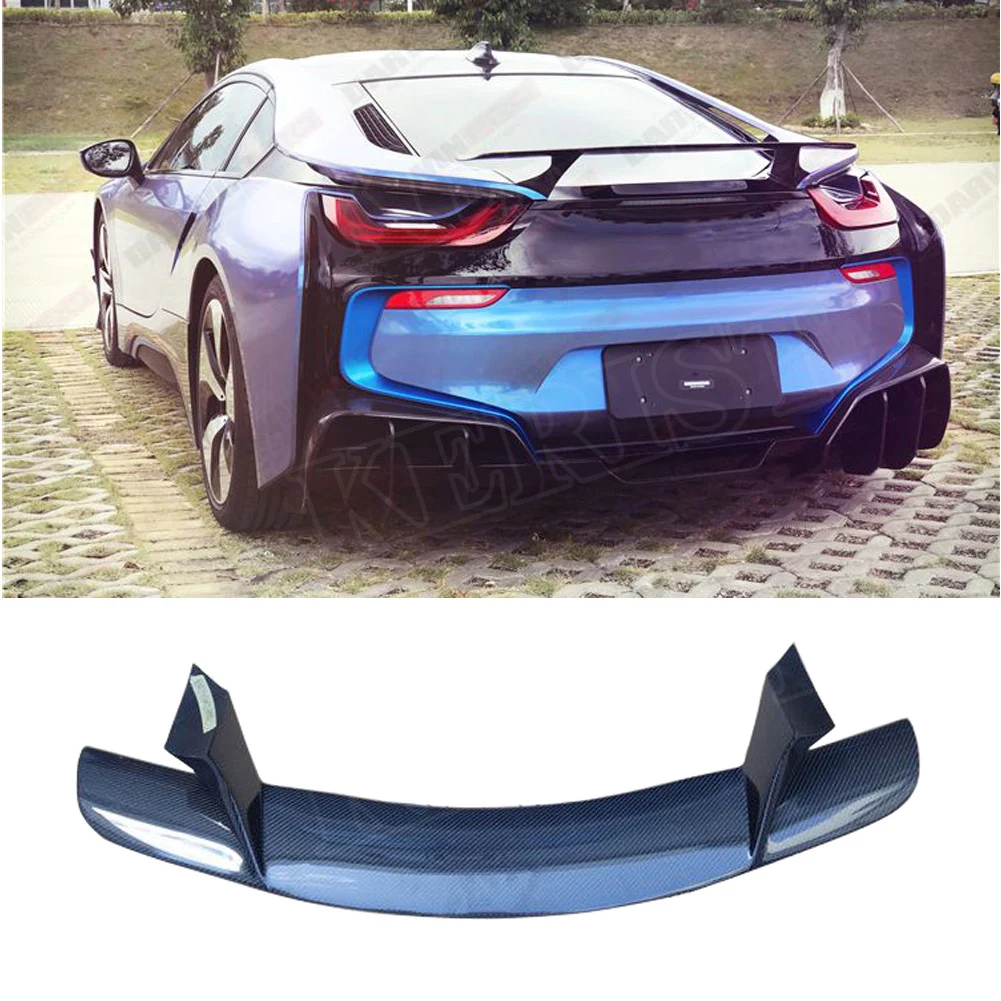 Задний диффузор из углеродного волокна задний спойлер для BMW I8 2014 2020|Обвесы| |