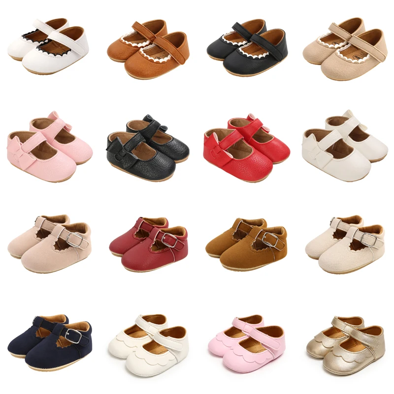 Обувь для новорожденных девочек в стиле принцессы нескользящая обувь с