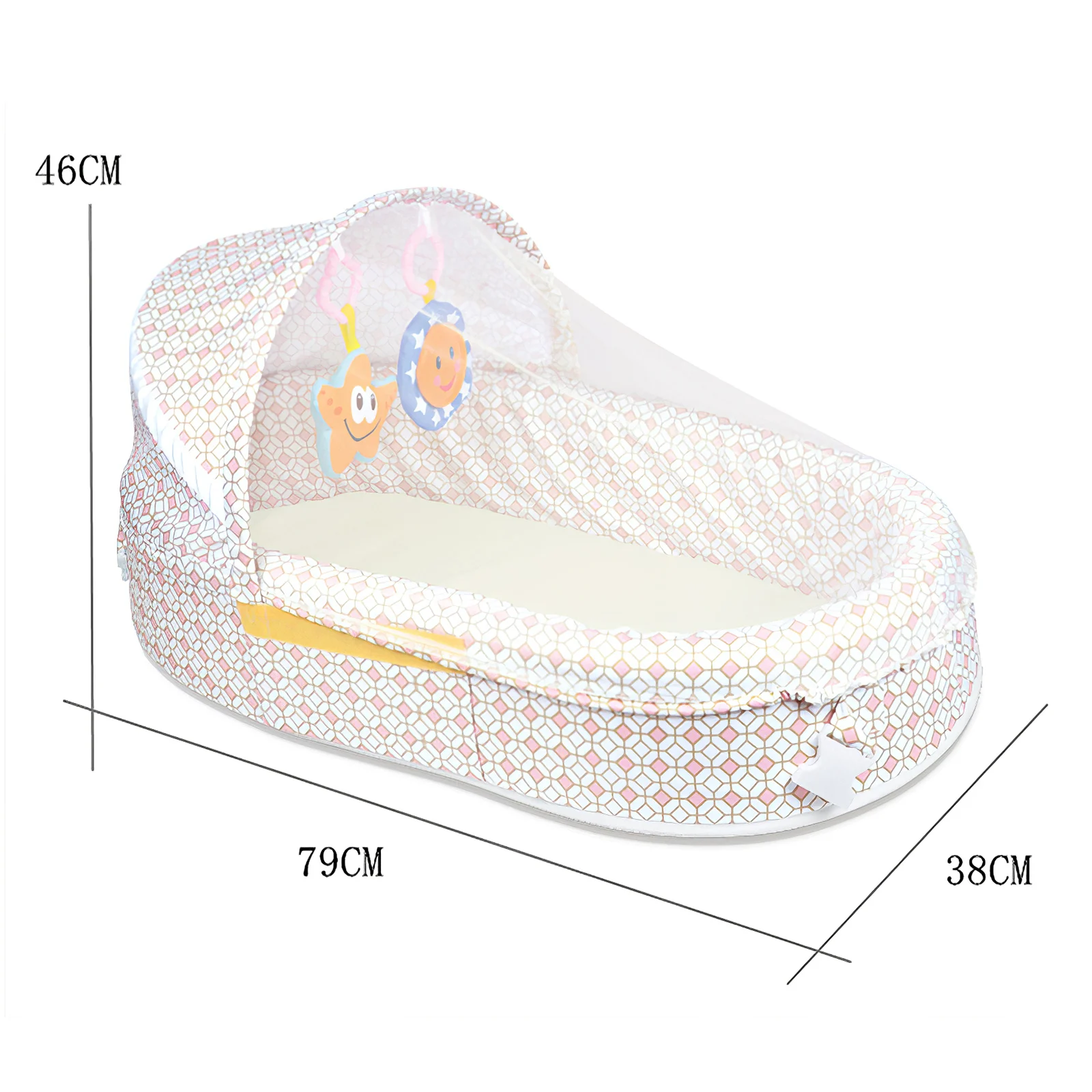 

Baby Travel Portable Bed Foldable Baby Bed Set With Mosquito Net Portable Baby Crib Sleepping Bed Pillow Cot Cradle For Babynest