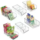 Органайзер для холодильника Bins прозрачная банка для напитков для холодильника, Кухонный Контейнер, шкафы, держатель, коробка для хранения свежести Fr J1S7