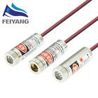 Лазерная головка, 5 мВт, 650 нм, с красной точкойлиниейперекрестным лазерным модулем, стеклянная линза, Фокусируемый фокус, регулируемая Лазерная Диодная головка промышленного класса