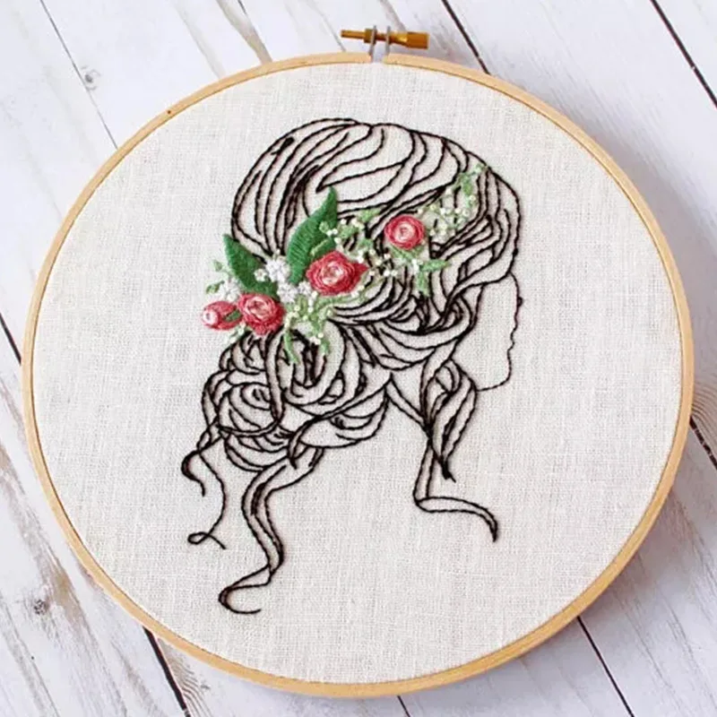 Вышивальные поделки ручная вышивка набор для начинающих Набор вышивания