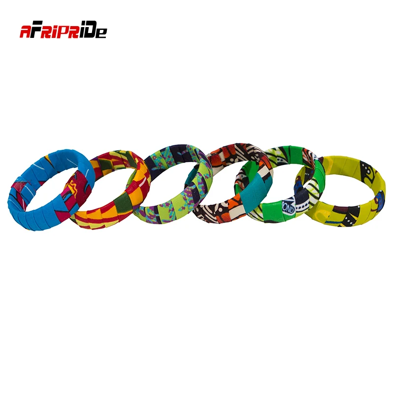 2020 Африканский принт деревянные браслеты для женщин Базен Ричи 7 см ширина