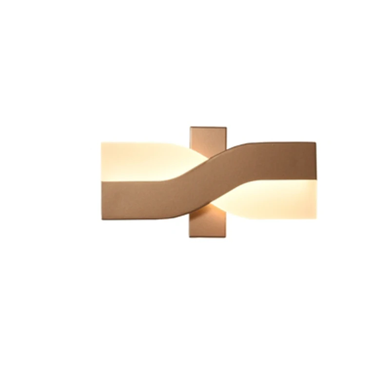 

Nordic creative iron art - X-shape simple bedside study living room rotatable led wall lamp