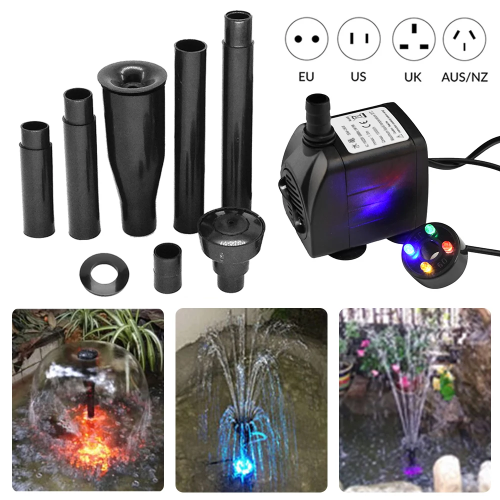 Кислородный насос для аквариума водяной садовый фонтан каменная горка