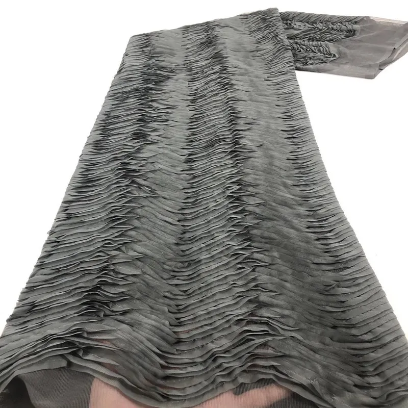 

Горячая Распродажа, африканская кружевная ткань 2020, высококачественное Тюлевое кружево для женщин, сетка для вышивки, французская кружевная ткань TS9676