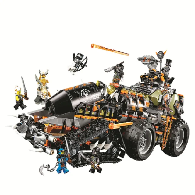 10939 кирпичные игрушки Совместимые ninjagoo 70654 дизельнаут набор строительные блоки
