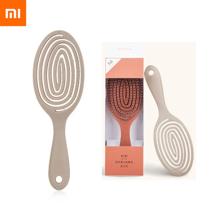 

NEW2022 xiaomi Youpin Xinzhi Relaxing elastic massage Comb Portable Hair Brush Massage Brush Magic Brushes Head Combs
