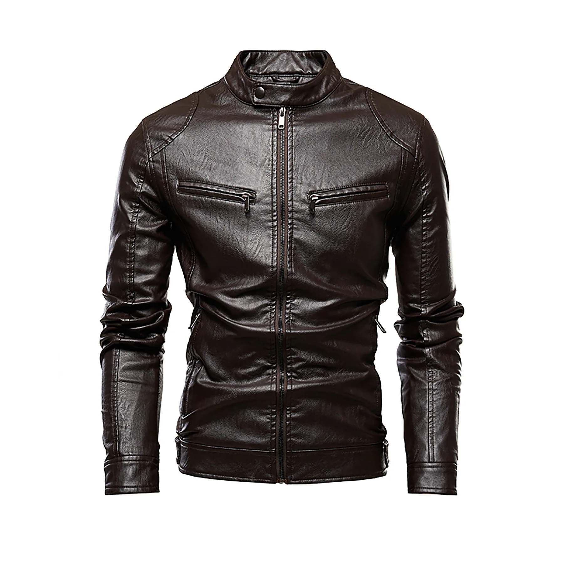 

2021 Autumn New Casual Stand Collar Kurtka Mska