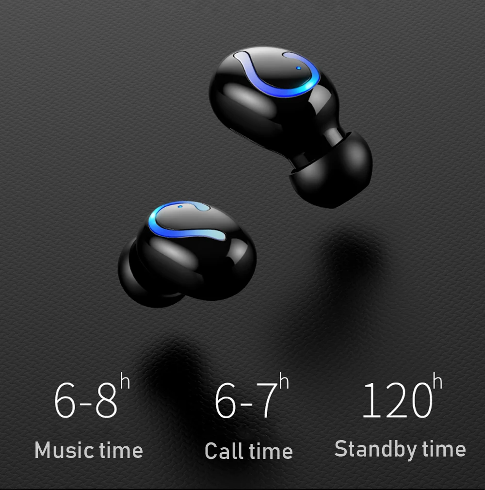 2019 Новинка Bluetooth 5 0 Tws Беспроводные наушники с двойной микрофон Eadphone зарядная