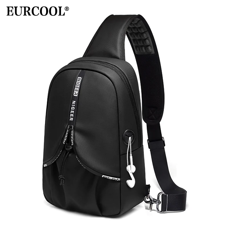 EURCOOL мужская летняя дорожная нагрудная сумка короткие дорожные мессенджеры