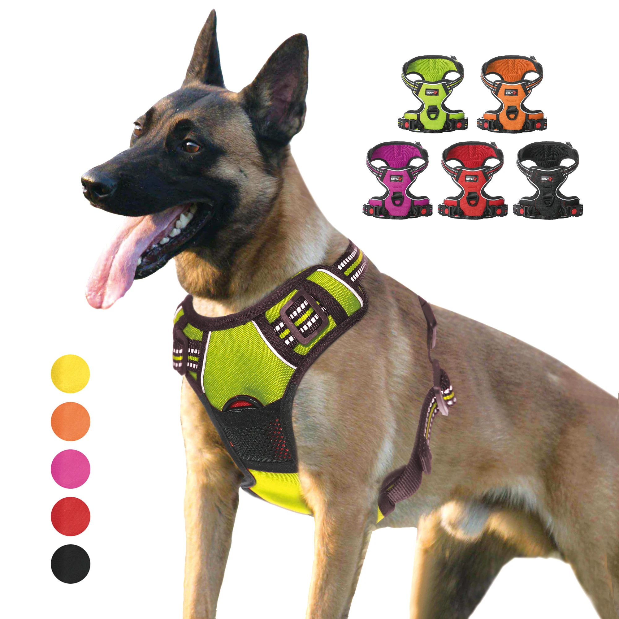 Долговременный Светоотражающий Поводок для собак сверхмощная шлейка собаки