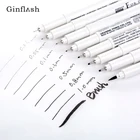 Лайнер для скетчингаКисть 0,03 мм0,05 мм0,1 мм0,30,50,81,0 мм, водостойкая ручка для рисования Gundam, дизайнерские принадлежности картина в стиле комикса