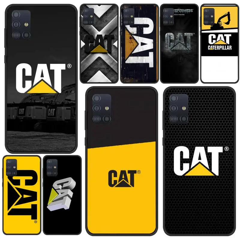 

CAT Excavator Caterpillars Phone Case For Samsung A71 A72 A80 A91 A01 A02 A11 A12 A21 A21S A20S A31 A32 Cover Fundas Coque