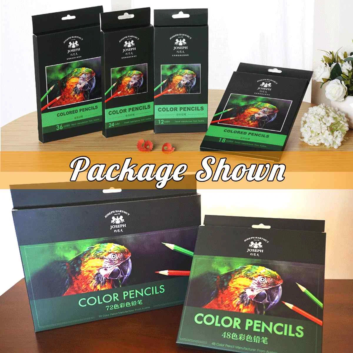 

12/24/36/48/72 Colors Oil Colored Pencils Set for Kids Artist Painting Drawing Sketch Wooden Color Pencil School Art Supplies