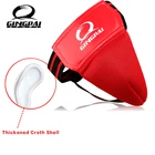 Бесплатная доставка; Обувь для взрослых мужские сандалии Модные Защита промежности защитник таэквондо ММА паховая накладка кик боксинга, защита Для мужчин Ракушки