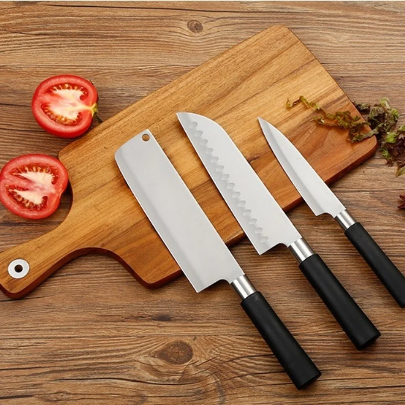

Sharp Cleaver Slicing Utility Knives Tool 3pcs Kitchen Knives Chef Knife