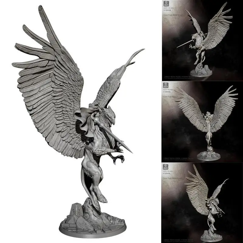 

180mm high fighter Eagle female Knight Resin Soldier (white model) td-2282 D1W0