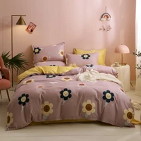 1pc floral prints duvet cover 220x240 winter soft warm easy care simple style queen king twin quilt covers bedclothes
