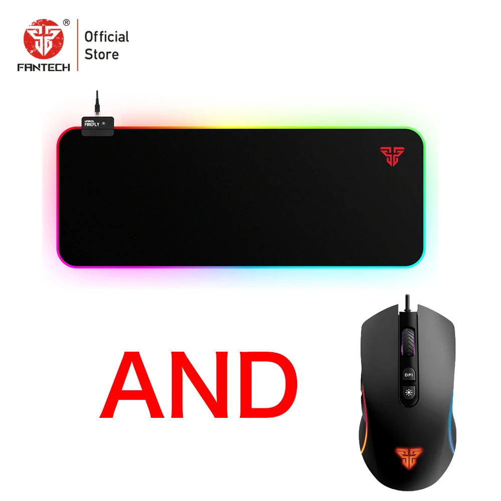 Игровая мышь FANTECH X16 и игровой коврик для мыши MPR800S PIXART 3519 4200DPI 7 кнопок Макросъемка