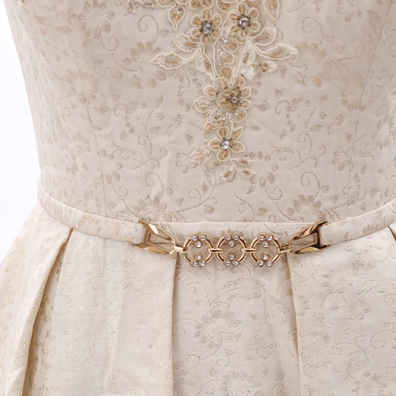 Kiss White Bridal Stock Clean Prom Dresses Long Evening Dresses 210225-019