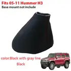 Подходит для Hummer H3 2005-2011 автоматический кожаный рычаг переключения передач черного цвета D7YA