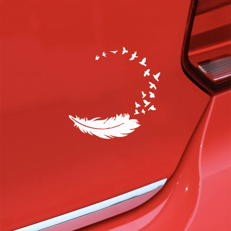 14 см * птицы перо модный Декор мотоцикл бампер внедорожника элементы стайлинга