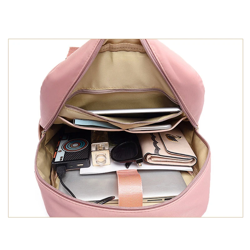 женский рюкзак с внешней зар