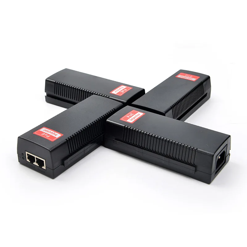 Гигабитный POE инжектор HKBTM для IP-камеры видеонаблюдения PoE источник питания Ethernet