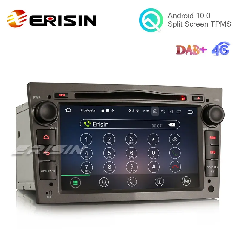 Автомобильный стерео DVD-проигрыватель erisar ES5960PG 7 дюймов Android 10 0 для Opel Vauxhall Vivaro Astra