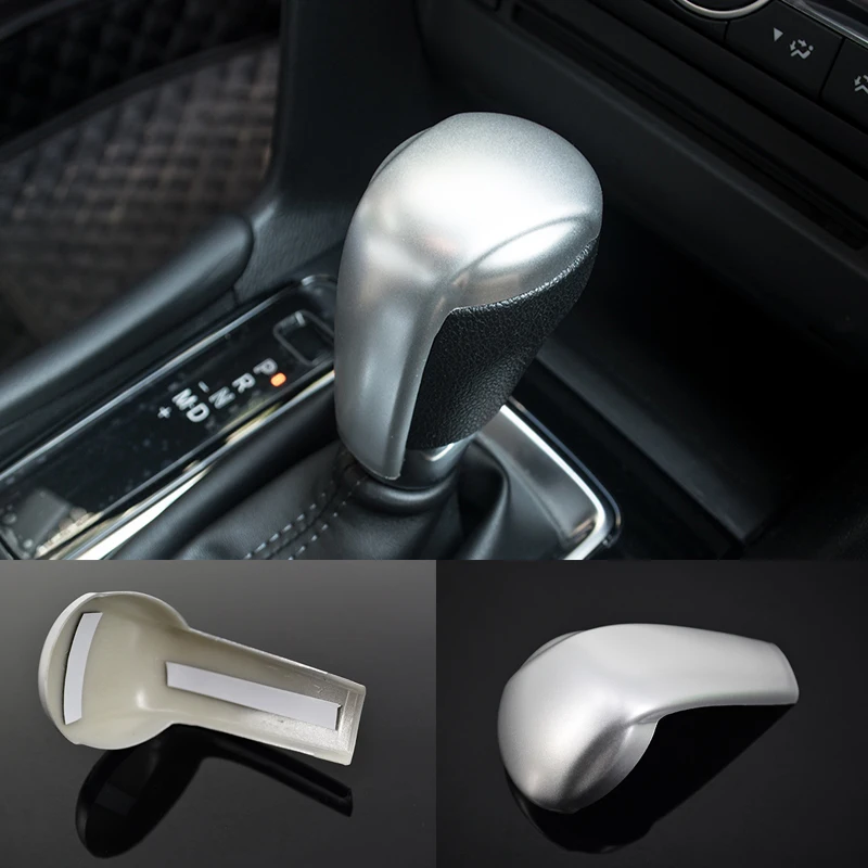 

For Mazda 2 Demio DL Sedan DJ Hatchback 2015-17 Chrome Gear Shift Knob Sequin Trim Cover Interior Badge Garnish Molding Cap Lid