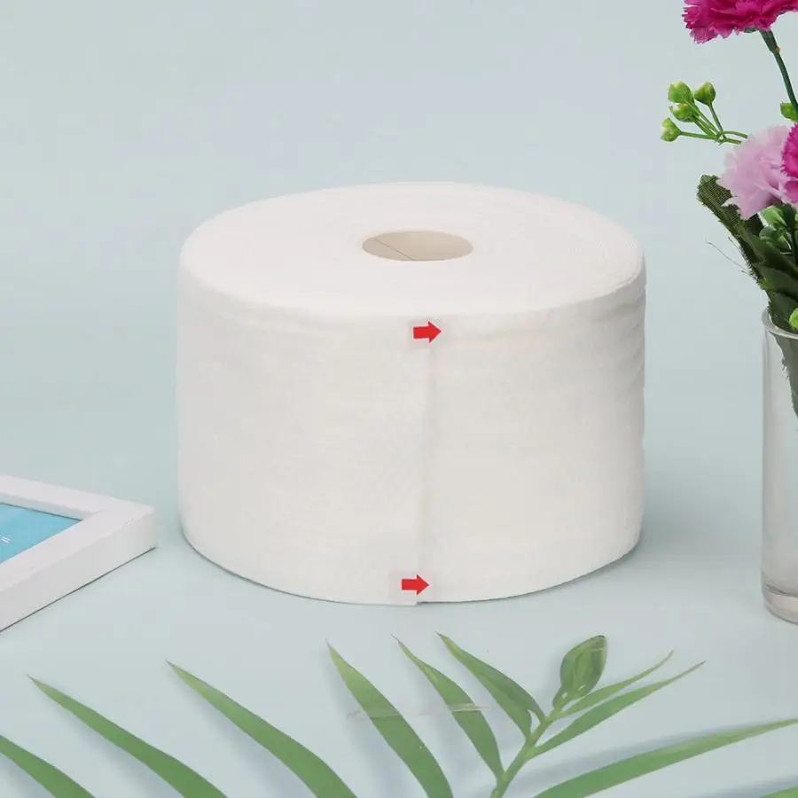 100 шт./рулон одноразовые хлопковые полотенца для лица Полотенца мягкие мочалки