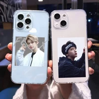 felix hyunjin stray kids1 phone case for iphone 13 12 11 8 7 plus mini x xs xr pro max transparent soft