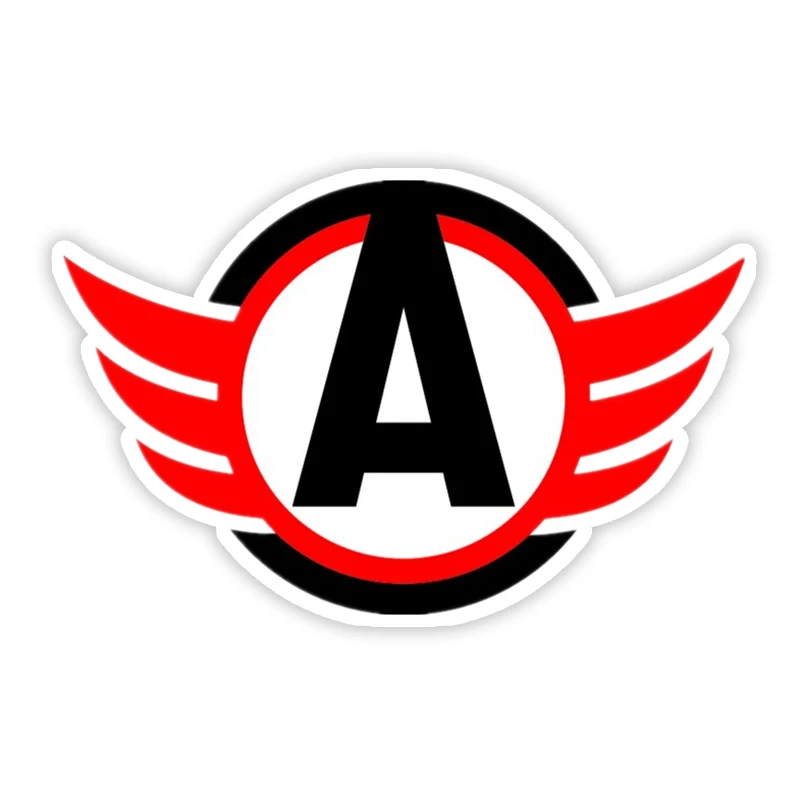 

Наклейки на автомобиль, с надписью «A with Wings»
