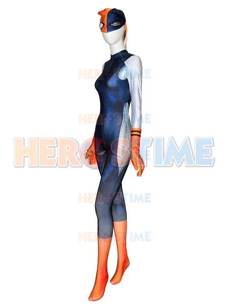 Розовый костюм для косплея Вильсона супергероя зентая из спандекса с принтом