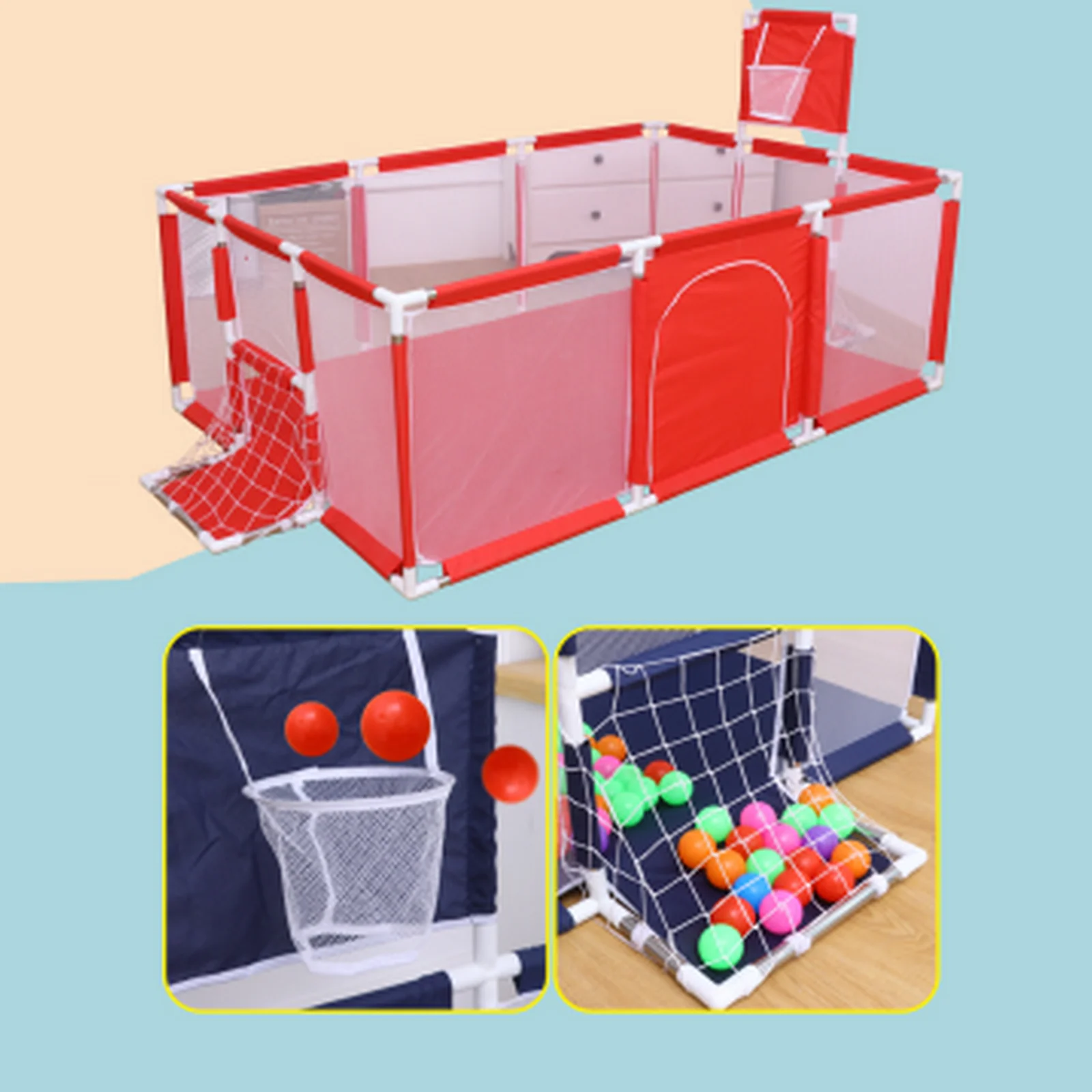 Складная детская игровая площадка детский игровой центр забор с сетчатой стеной