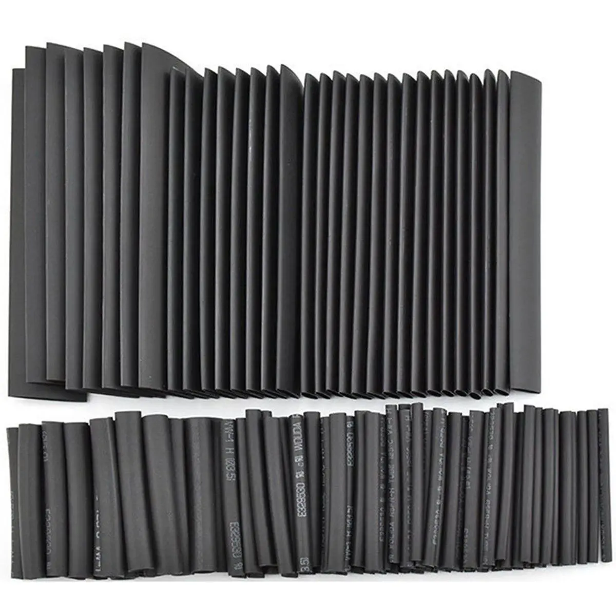 Hot New 127Pcs Black Weatherproof Heat Shrink Sleeving Tubing Tube Assortment Kit | Обустройство дома