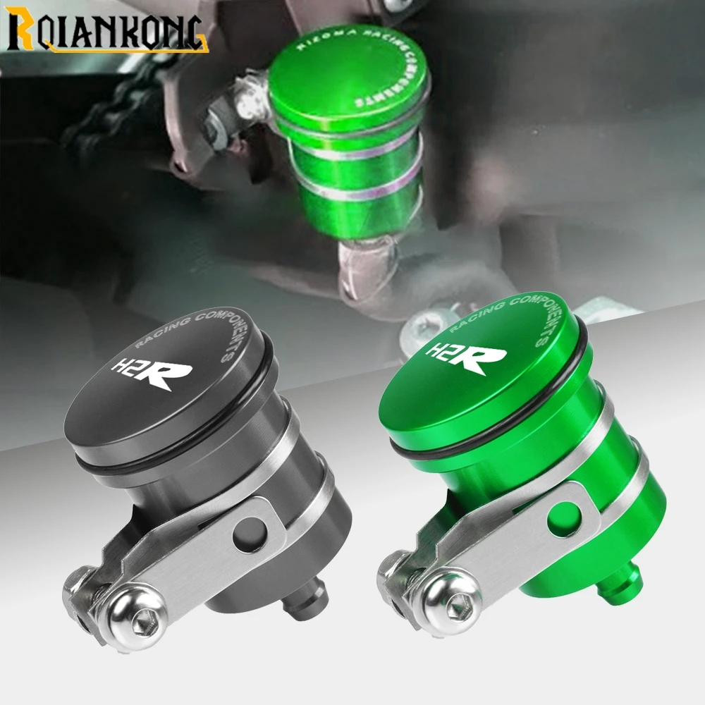 

For KAWASAKI H2R Universal Motorcycle Rear Brake Fluid Reservoir Clutch Tank Oil Fluid Cup Cover H 2 R H2 R 2008-2016 2015 2014
