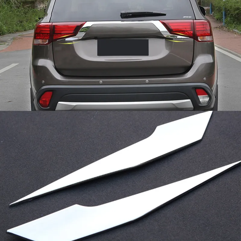 Для Mitsubishi Outlander 2016 2017 2018 Хром ABS светильник световые полосы внешний задний фонарь
