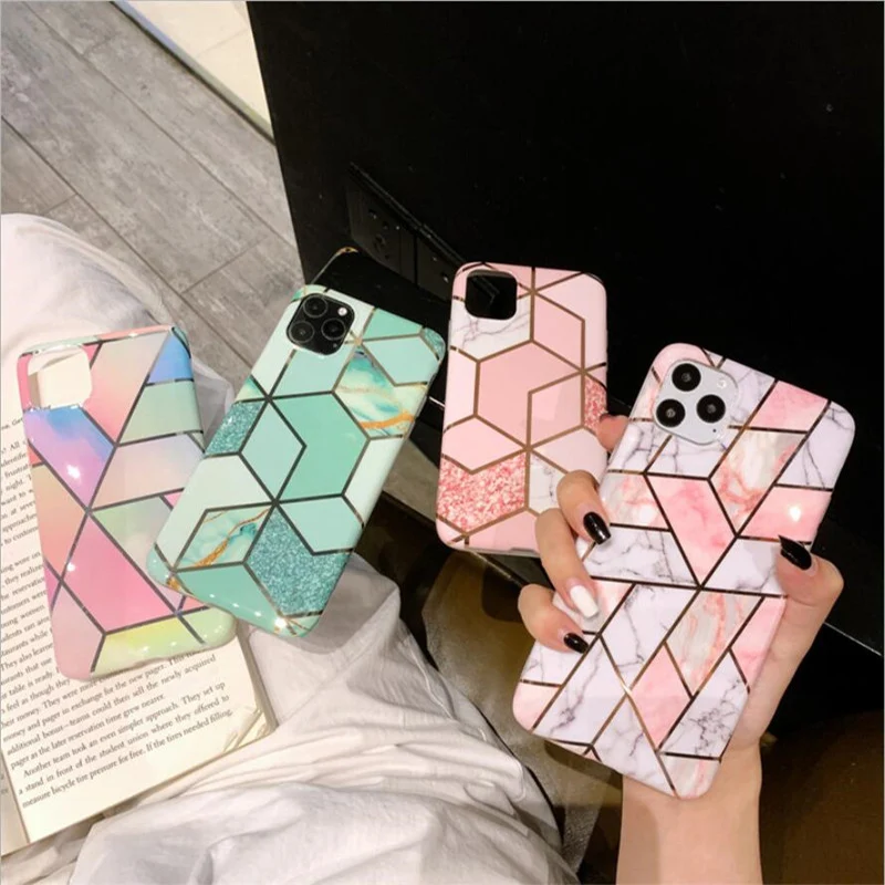 Роскошный Мраморный чехол для телефона для iphone 11 Pro Max XS Max X XR 7 8 Plus 8 Plus 7Plus 6 S 6 S чехол силиконовый чехол