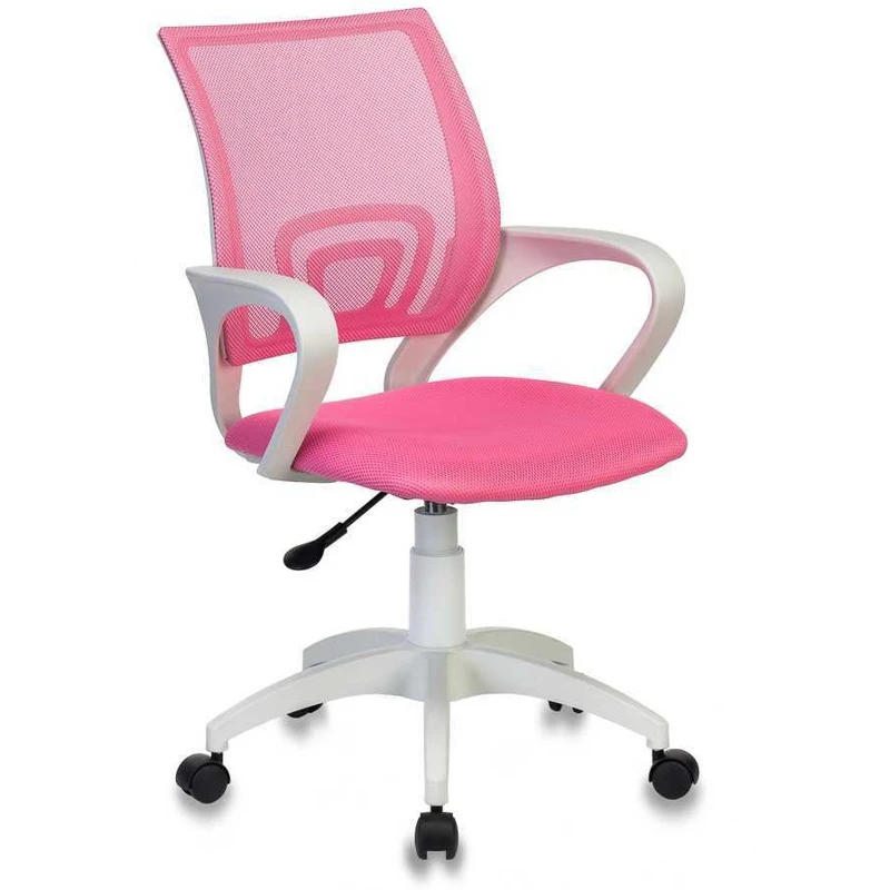 Кресло БЮРОКРАТ CH W696 на колесиках сетка/ткань розовый (ch w696 pink)| |