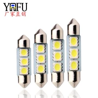 5050 3smd 36mm double pointed car reading light led roof light trunk light compartment light 2 5 led lights for car