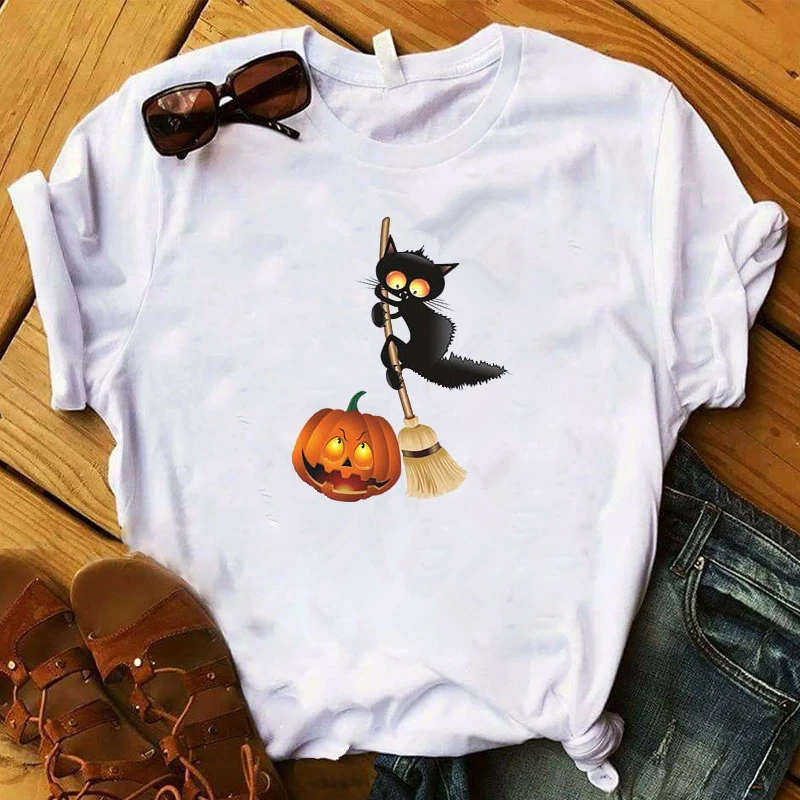 Женская футболка с графическим изображением кота лапы Забавный принт героями